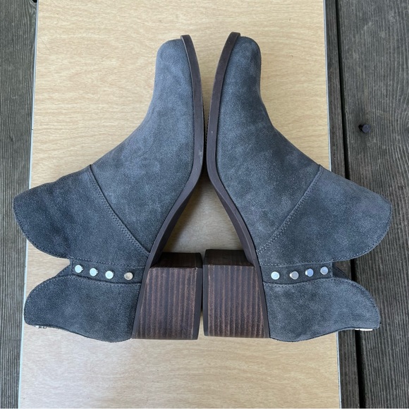 Koolaburra By Ugg Sofiya Stone Gray Ankle Booties Sz 10 - Picture 11 of 14